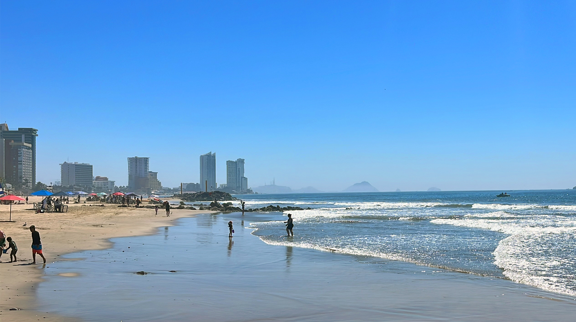 Playas en la Zona Dorada Mazatlán